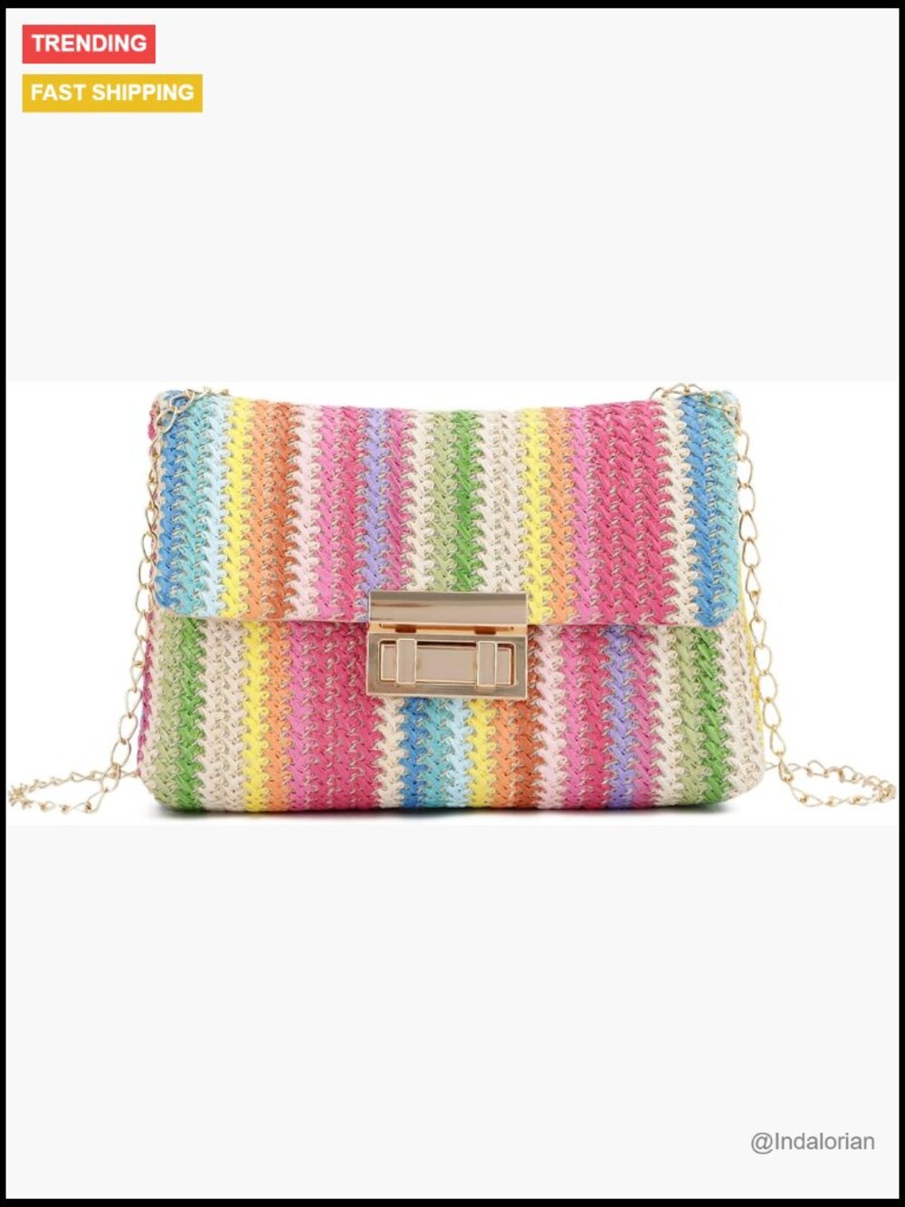 Small Summer Straw Purse Woven Crossbody Beach Bag Shoulder Handbag